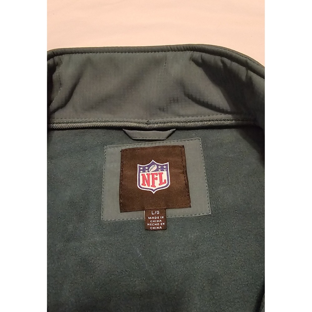 NWT NFL New York Jets G-III Softshell Zip Jacket Green Grey Sides Size Large - Picture 4 of 8